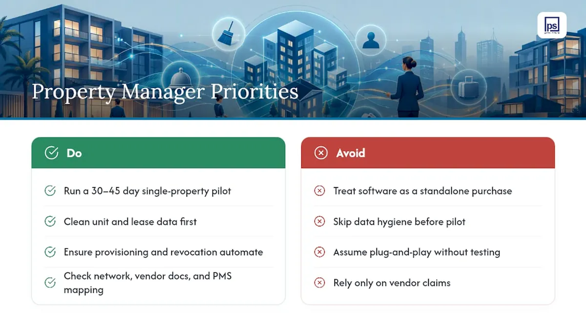 What the Data Actually Tells Property Managers to Prioritize, overview diagram
